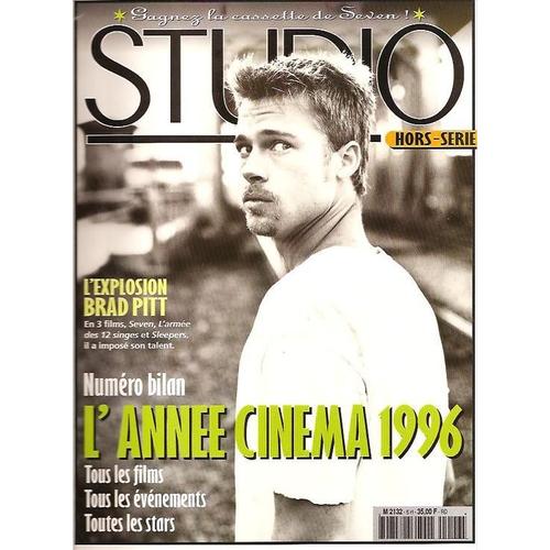 Studio Hors Serie Hors-Série  N° N°6 : L'année Cinema 1996 - L'explosion Brad Pitt