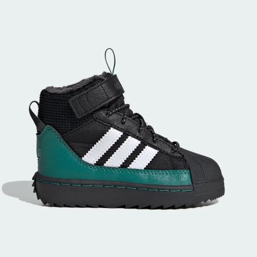 Chaussures Superstar Winter Trek Enfants Adidas Core Black Cloud White Active Green
