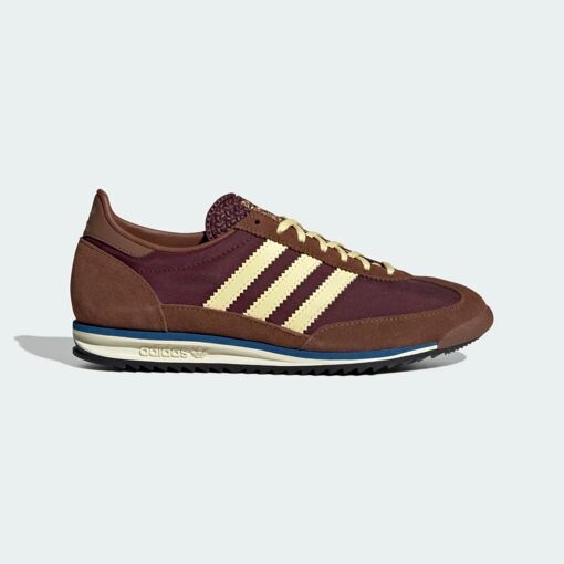 ADIDAS - Baskets SL72 OG Bordeaux, Marron, Jaune Pâle - Marron - Unisexe - 39⅓