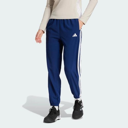 Pantalon Toile 3 Bandes Train Essentials Adidas - Dark Blue / White - Mt