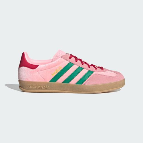 Chaussures Gazelle Indoor Adidas Court Green Glow Pink Gum