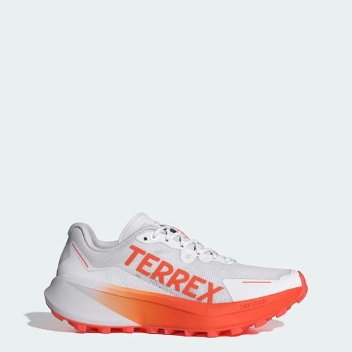 Chaussures De Trail Running Terrex Agravic 3 Adidas Cloud White Semi Impact Orange Dash Grey