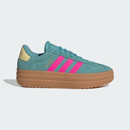 Chaussures Vl Court Bold Adidas Powder Teal Shock Pink Powder Yellow