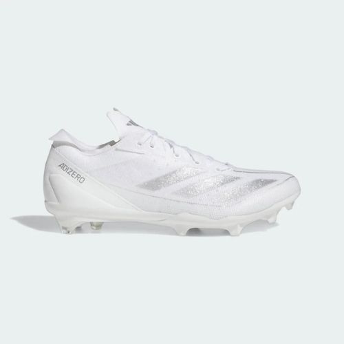 Chaussures Crampons De Football Américain Adizero Electric Adidas Cloud White Silver Metallic Cloud White
