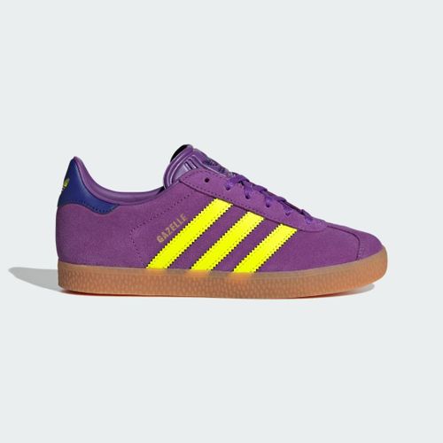 Chaussures Gazelle Enfants Adidas Active Purple Solar Yellow Collegiate Purple