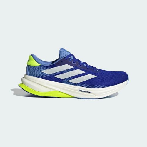 Chaussures De Running Supernova Solution 2.0 Adidas Lucid Blue Zero Metalic Lucid Lemon