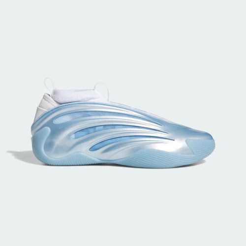 Chaussures Harden Volume 9 Adidas Glow Blue Cloud White Core Black