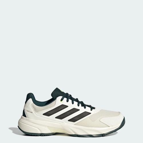 Chaussures De Tennis Courtjam Control 3 Adidas Off White Silver Metallic Aurora Ivy