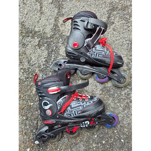 Roller Glide Up2 Noir Rouge 36 39