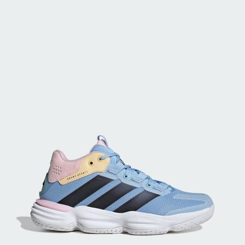 Chaussures D¿intérieur Court Stabil Adidas Blue Bright Royal Team Solar Orange