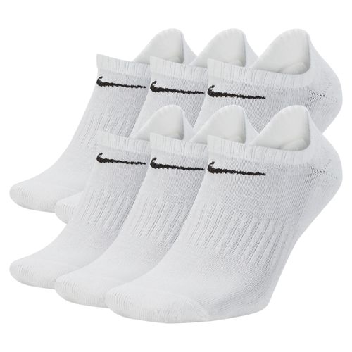 Chaussettes De Training Invisibles Nike Everyday Cushioned (6 Paires) - Blanc