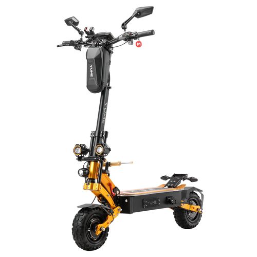 Trottinette Électrique Tout-Terrain Pliable Yume X11+ 11 X 3,95 Pouces, 2 X 3000 W, 80 Km/H, 60 V, 27 Ah, Autonomie Maximale De 90 Km, Et Carte Nfc+ App