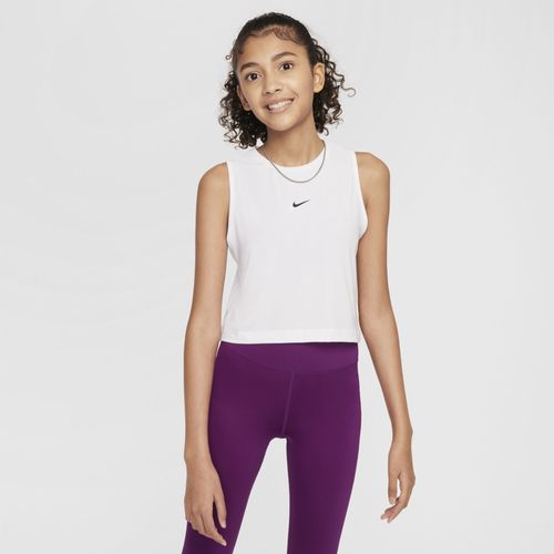 Débardeur De Training Dri-Fit Nike Pro Pour Fille - Blanc
