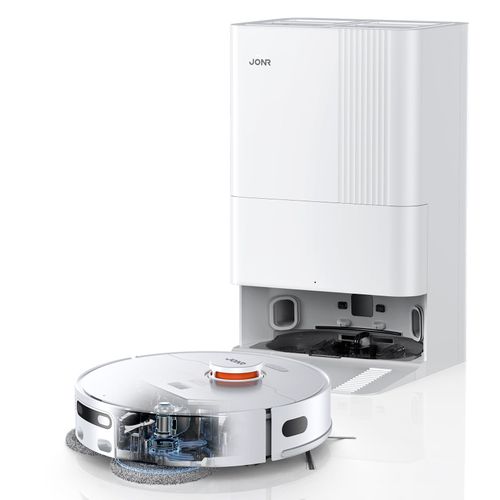 JONR P20 Pro-Aspirateur Robot 9000Pa,avec Automatique Station,Évitement d'Obstacles,Nettoyage Adaptatif des Bords-Contrôle APP