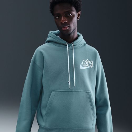 Sweat À Capuche En Tissu Fleece Nike Solo Swoosh Pour Homme - Bleu