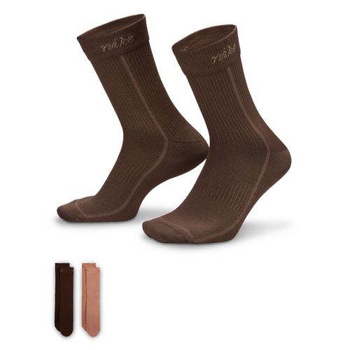 Chaussettes Mi-Mollet Légères Nike Everyday Plus Pour Femme (2 Paires) - Multicolore