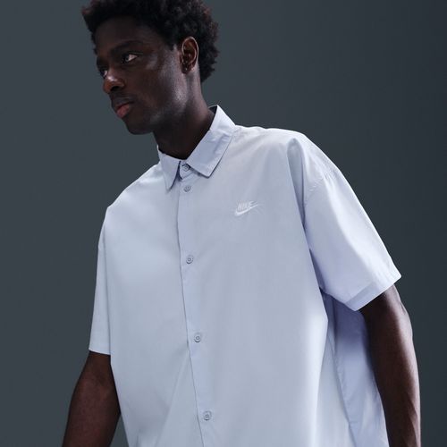 Chemise À Manches Courtes Et Boutons Nike Club Pour Homme - Gris