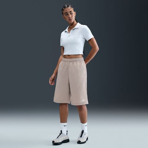 Short Ample Longueur Genou Taille Mi-Haute Nike Sportswear Pour Femme - Gris