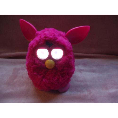 FURBY VIOLET ET ROSE EN PELUCHE INTERACTIF 16 CM VINTAGE HASBRO 2012