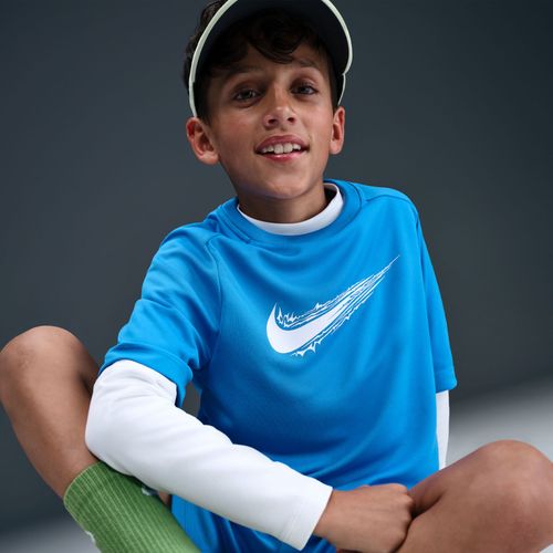 Haut À Manches Courtes Dri-Fit Nike Multi Pour Ado (Garçon) - Bleu