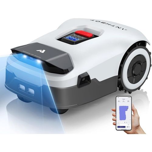 ANTHBOT Robot Tondeuse sans Fil Périphérique- 900¿,RTK + Vision 4 Caméras,Cartographie Intelligente, Évitement d'Obstacles 300°