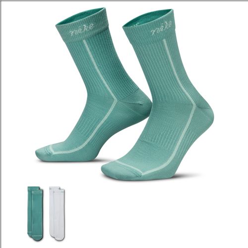 Chaussettes Mi-Mollet Légères Nike Everyday Plus Pour Femme (2 Paires) - Multicolore
