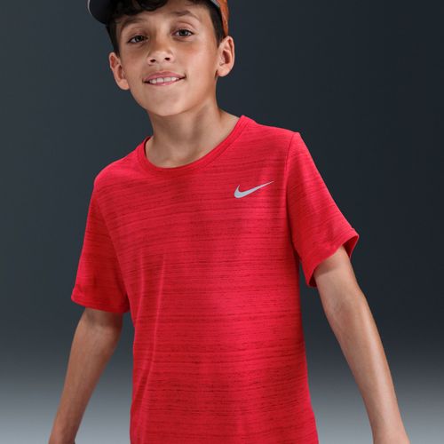 Haut De Training Nike Dri-Fit Miler Pour Ado (Garçon) - Rouge