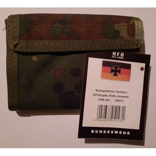 Porte Monnaie Camouflé De La Bundeswehr Brigade Franco-Allemande Bfa