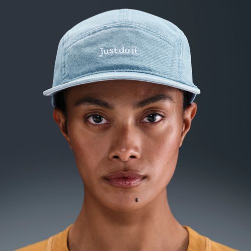 Casquette Souple En Denim Nike Fly - Bleu