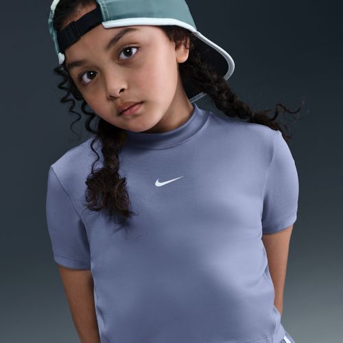 Haut À Manches Courtes Dri-Fit Nike Pro Pour Fille - Bleu