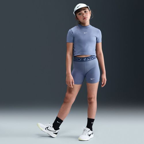 Short 8 Cm Dri-Fit Nike Pro Pour Ado (Fille) - Bleu