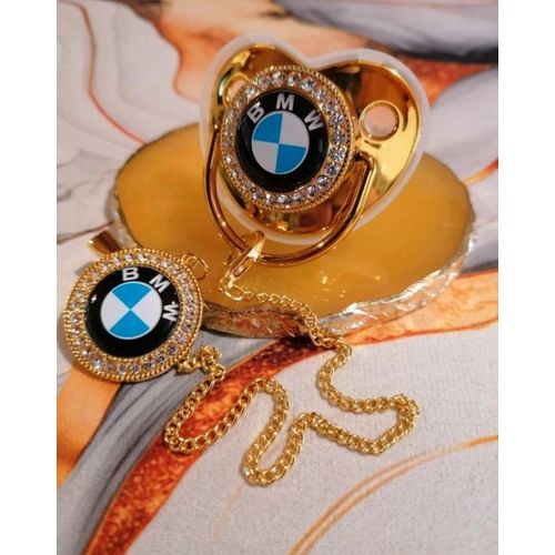 Tétine Doré Bmw Bleu