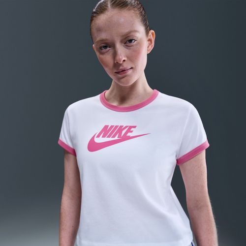 T-Shirt À Manches Courtes Ringer Nike Sportswear Pour Femme - Blanc