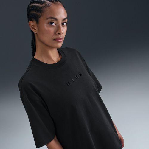 T-Shirt À Manches Courtes Oversize Nike Sportswear Pour Femme - Noir
