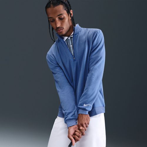 Haut De Golf À Demi-Zip Nike Tour Pour Homme - Bleu