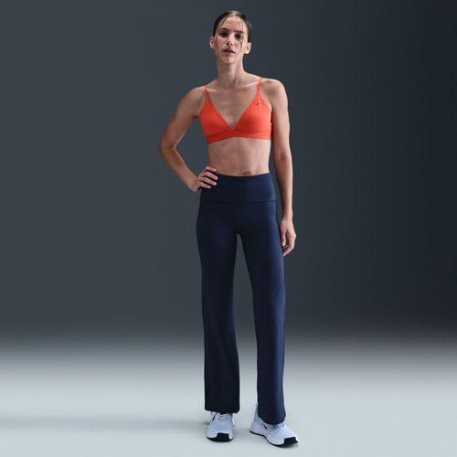 Pantalon Taille Haute Repliable Dri-Fit Nike One Pour Femme - Bleu