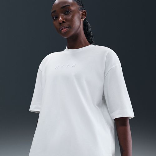 T-Shirt À Manches Courtes Oversize Nike Sportswear Pour Femme - Blanc