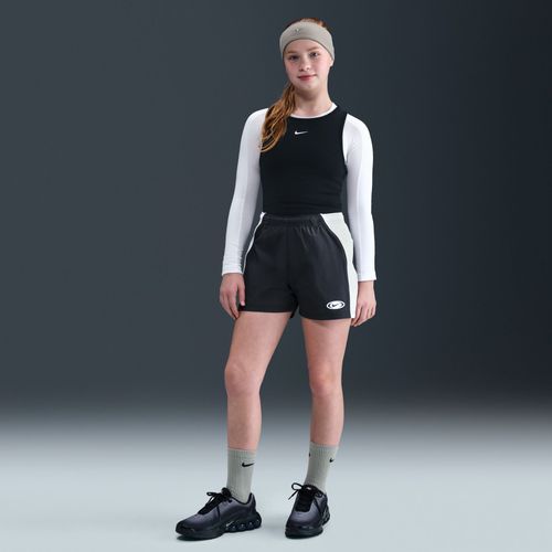 Short Tissé Nike Sportswear Pour Fille - Noir