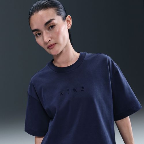 T-Shirt Boxy À Manches Courtes Nike Sportswear Pour Femme - Bleu
