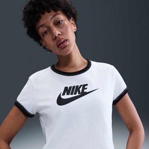 T-Shirt À Manches Courtes Ringer Nike Sportswear Pour Femme - Blanc