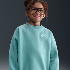 Sweat Oversize Nike Sportswear Club Fleece Pour Ado - Vert
