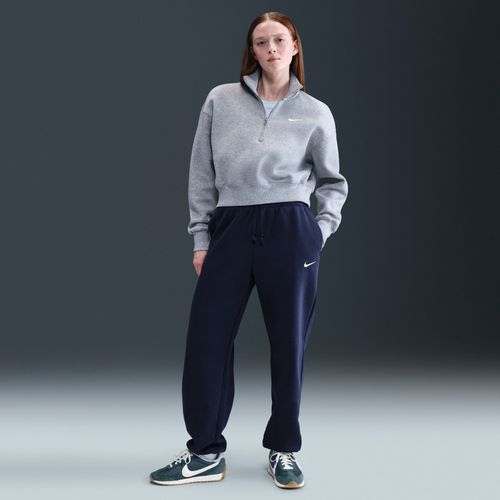 Pantalon De Survêtement Oversize À Taille Haute Nike Sportswear Phoenix Fleece Pour Femme - Bleu