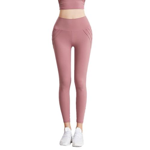 Pantalons De Yoga Doux Pour La Peau Pour Femmes Rose M