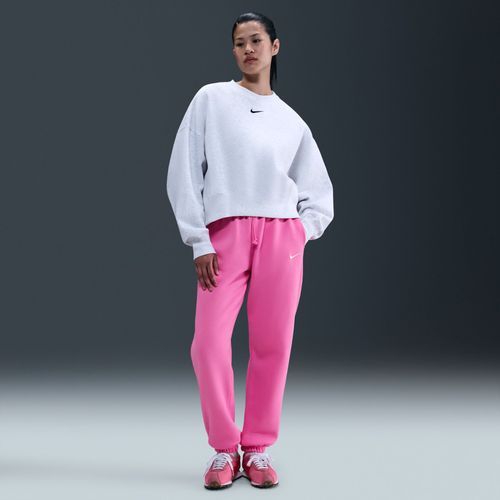 Pantalon De Survêtement Oversize À Taille Haute Nike Sportswear Phoenix Fleece Pour Femme - Rose
