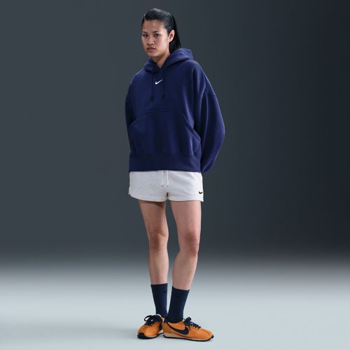 Short Taille Mi-Haute Nike Sportswear Phoenix Fleece 5 Cm Pour Femme - Marron