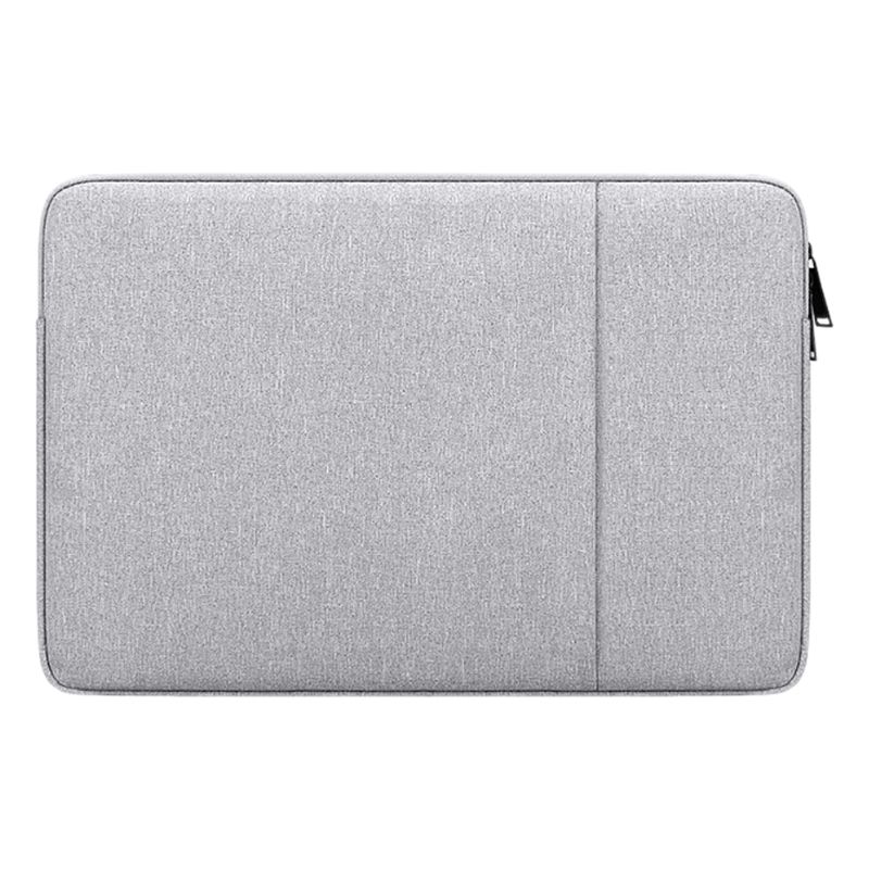 Mode Ordinateur Portable 15,6 Pouces Sac une Main Ordinateur Sac éTanche Sac de Transport Tablette Pc Housse de Protection Gris