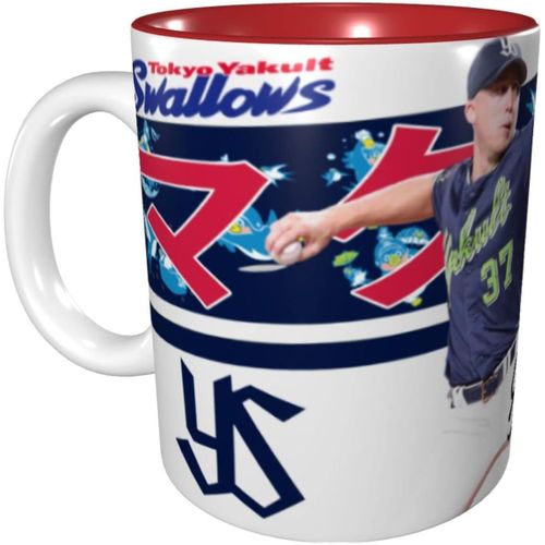 Tokyo Yakult Swallow Mug Mcguff Baseball Uniform No. 37 Tasse ¿¿ Caf¿¿ Dessin Anim¿¿ Anime Motif Tasse Grande Capacit¿¿ Tasse En C¿¿Ramique Cadeau D'anniversaire Cr¿¿Atif 330 Ml