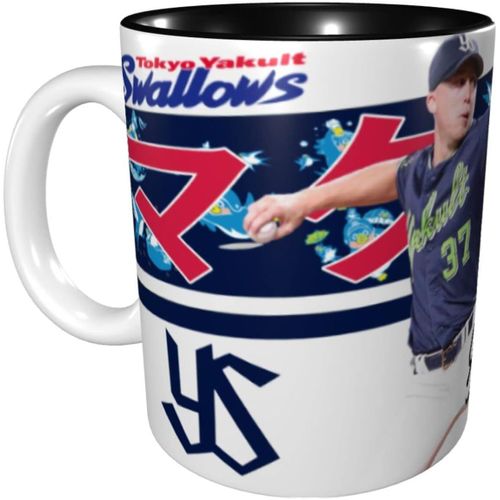 Tokyo Yakult Swallow Mug Mcguff Baseball Uniform No. 37 Tasse ¿¿ Caf¿¿ Dessin Anim¿¿ Anime Motif Tasse Grande Capacit¿¿ Tasse En C¿¿Ramique Cadeau D'anniversaire Cr¿¿Atif 330 Ml