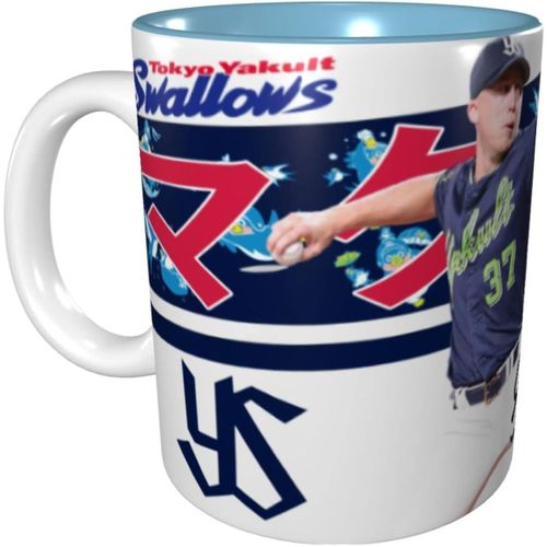 Tokyo Yakult Swallow Mug Mcguff Baseball Uniform No. 37 Tasse ¿¿ Caf¿¿ Dessin Anim¿¿ Anime Motif Tasse Grande Capacit¿¿ Tasse En C¿¿Ramique Cadeau D'anniversaire Cr¿¿Atif 330 Ml