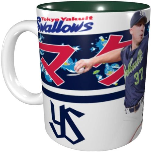 Tokyo Yakult Swallow Mug Mcguff Baseball Uniform No. 37 Tasse ¿¿ Caf¿¿ Dessin Anim¿¿ Anime Motif Tasse Grande Capacit¿¿ Tasse En C¿¿Ramique Cadeau D'anniversaire Cr¿¿Atif 330 Ml